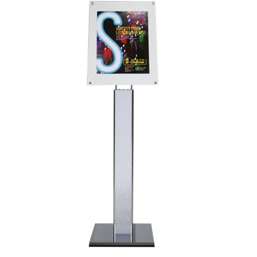 [일진디앤이] 포스터 다보형 스탠드 LG47S-AD [분체/Silver]