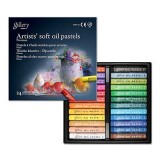 [문교] 소프트오일파스텔24색 MOPV-24