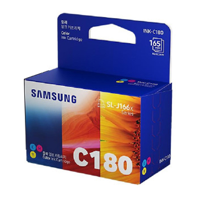 [삼성] 정품잉크 프린터잉크 카트리지 C180 / 삼원색칼라