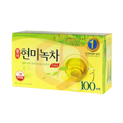 [식품/간식] 동서 현미녹차 1.5g*100티백 150g