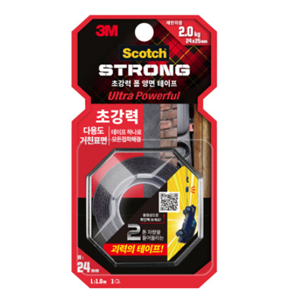 [Scotch] 스카치 울트라 초강력 폼양면테이프 UPR210 Ultra Powerful 24mmx1m