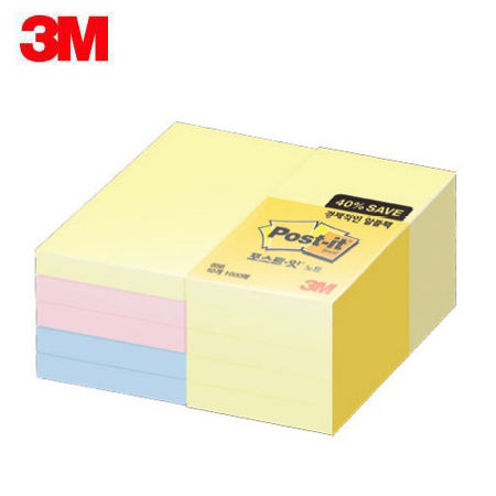[3M] 포스트잇 656-10A 알뜰팩 51*76mm (30~40% 경제적)