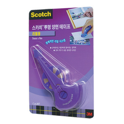 [3M] 스카치 투명양면테이프 리필 #017R 8.4mm*8m