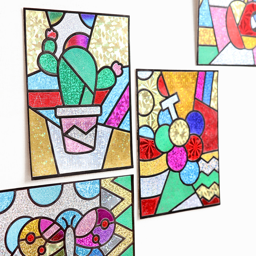 [어린이만들기] 팝아트 포일아트공예