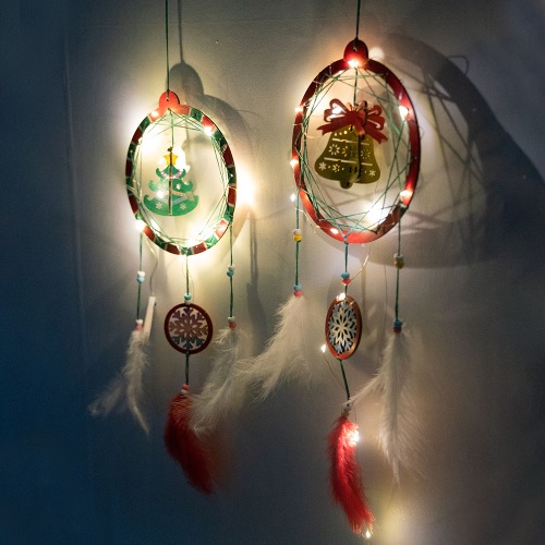 [민화] DIY 크리스마스 드림캐쳐만들기 4종