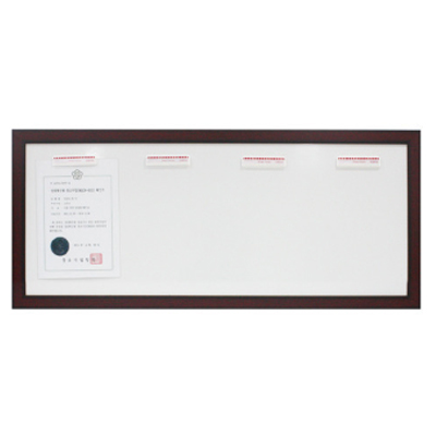 [일진디앤이] 인조목 슬립 게시판 A4-W4 [가로형]