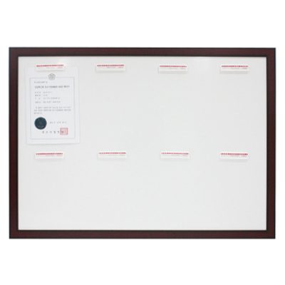 [일진디앤이] 인조목 슬립 게시판 A4-V8 [세로형]