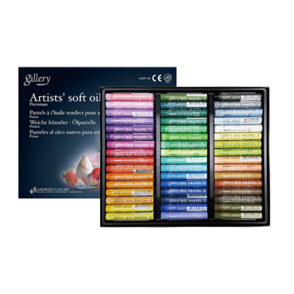 [문교] 소프트오일파스텔48색 MOPV-48