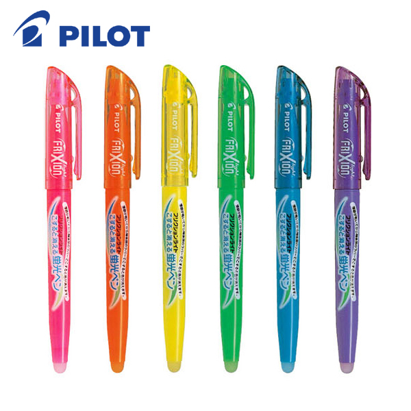 [파이롯트] 프릭션 라이트형광펜 지워지는형광펜 일반 6color