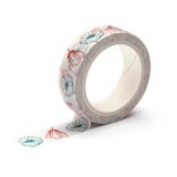 [프린텍] DM30-1510 디자인마스킹테이프 15mmx10m (어텀플라워)