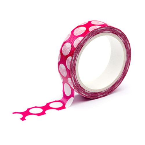 [프린텍] DM16-1510 디자인마스킹테이프 15mmx10m (퍼플도트)