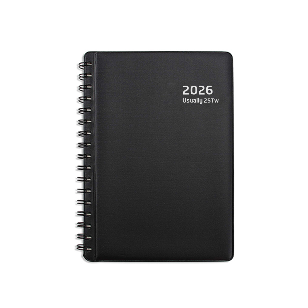 [2026다이어리] 20%할인 양지사 유즈어리25Tw 블랙 (1면1일) 150x222mm
