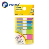 [프린텍] 포스트잇 FA4412-7N 팝업플래그 형광혼합7색