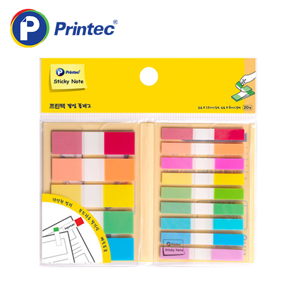 [프린텍] 포스트잇 FA4412-5 팝업플래그 혼합형
