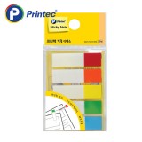 [프린텍] 포스트잇 FI040 필름인덱스 부분5색 45x12mm