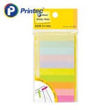 [프린텍] 포스트잇 PI040 종이인덱스 10색 50x10mm