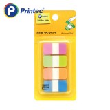 [프린텍] 포스트잇 IT3818-4N 팝업인덱스탭 형광4색 38x18mm