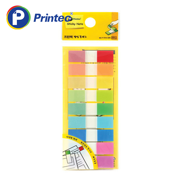 [프린텍] 포스트잇 F4412-9 팝업플래그 9색 44x12mm