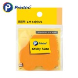 [프린텍] 모양포스트잇 DI015 모양스티키노트 자동차