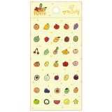 [쁘띠팬시] DA5573 뽀작과일 스티커