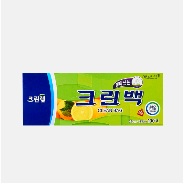 [크린랲] 크린백 위생백/비닐백 중 25*35cm 100매