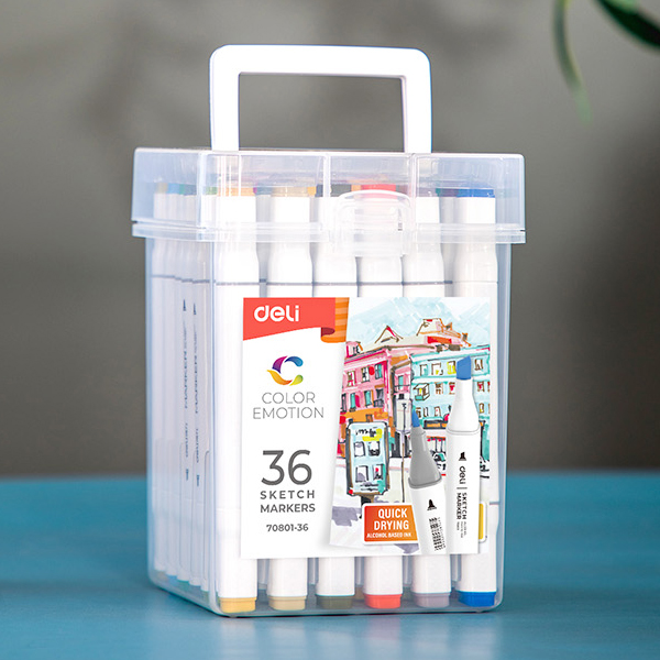 [DeLi] 델리 트윈마카 디자인마카 스케치마카 36색