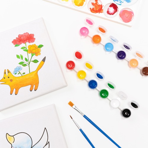 [민화] 미니 아크릴물감세트12색(3ml)