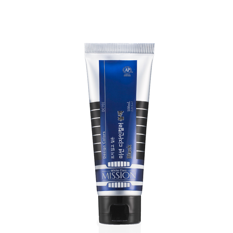 [미젤로] 미션 화이트클래스 디자인컬러 DC701  블랙 100ml