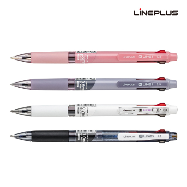 [라인플러스] M-LINE3 M라인3 3색볼펜 0.5mm