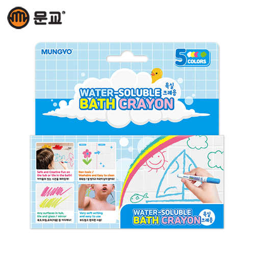 [문교] 욕실 크레용 5색