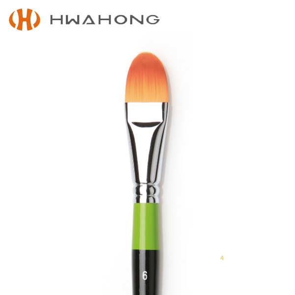 [화홍] 다용도 디자인붓 둥근납작붓 982 (0호~8호) 낱자루