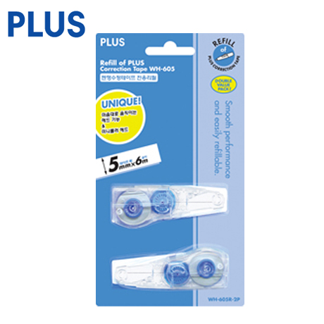 [Plus] WH-605 플러스수정테이프-리필