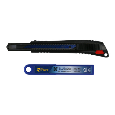 [피스코리아] 30도 블루 커터세트 컷터칼 칼심 (두꺼운날)