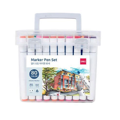 [DeLi] 델리 트윈마카 디자인마카 스케치마카 80색