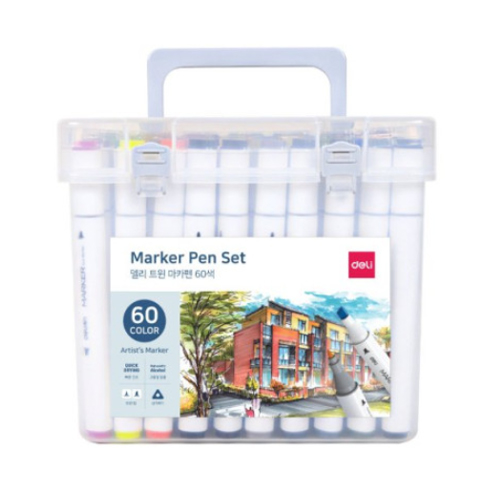[DeLi] 델리 트윈마카 디자인마카 스케치마카 60색