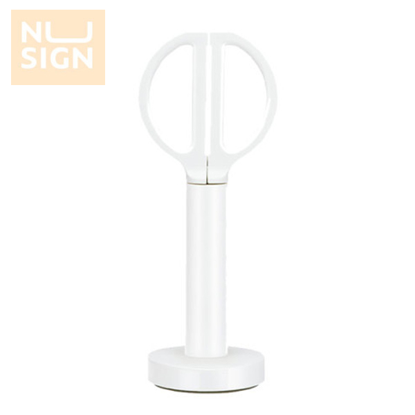 [델리] 누사인 스탠딩 가위 데스크정리 안전 캡가위 화이트