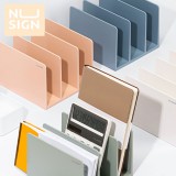 [델리] 누사인 3단 북엔드 책꽂이 북홀더 파일꽂이 (White,Pink,Blue,Green)