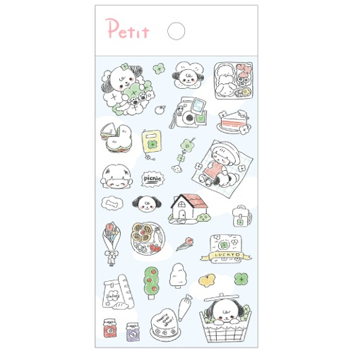[쁘띠팬시] PD927 Clover Picnic 클로버피크닉 스티커