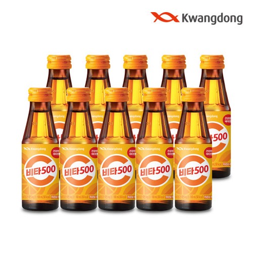 [식품/간식][택배발송불가] 광동 비타500 비타민음료 100ml 10병