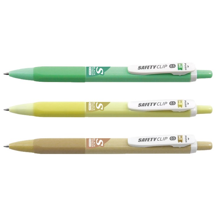 [마이펜] 세이프티클립-S 볼펜 0.5mm