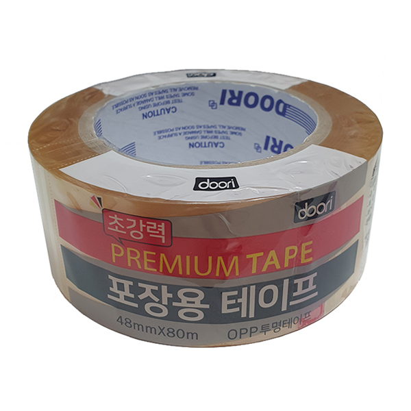 [두리교역] 초강력 OPP투명테이프 박스테이프 48mmx80M