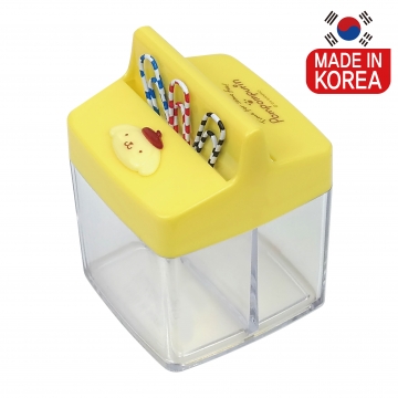 [바이하츠] 폼폼푸린 사각 자석크립통 PPMCD-C