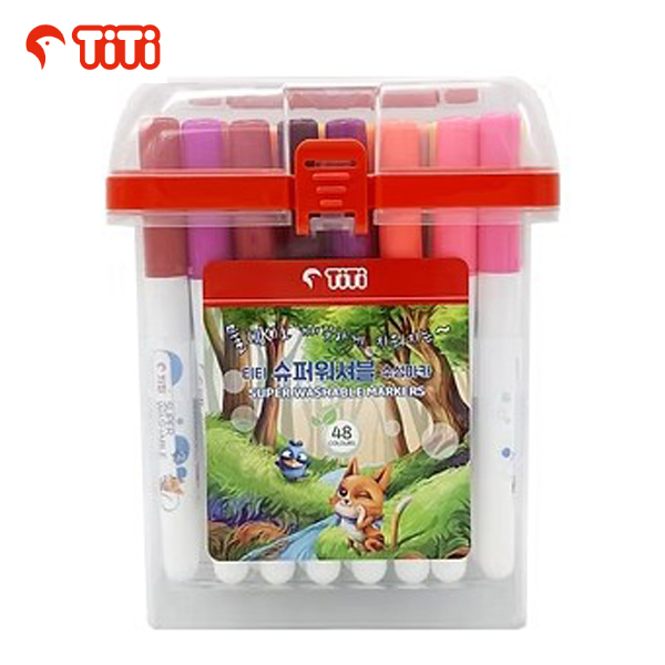 [TiTi] 티티 슈퍼워셔블 수성마카 48색