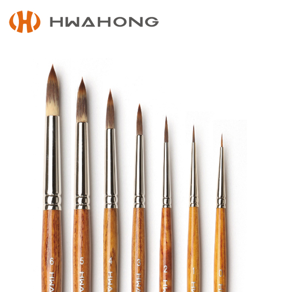 [화홍] 345R 세필붓 0호 1호 2호 3호 4호 5호 6호