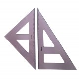 [송화] 제도용 눈금삼각자 유선2본 45cm