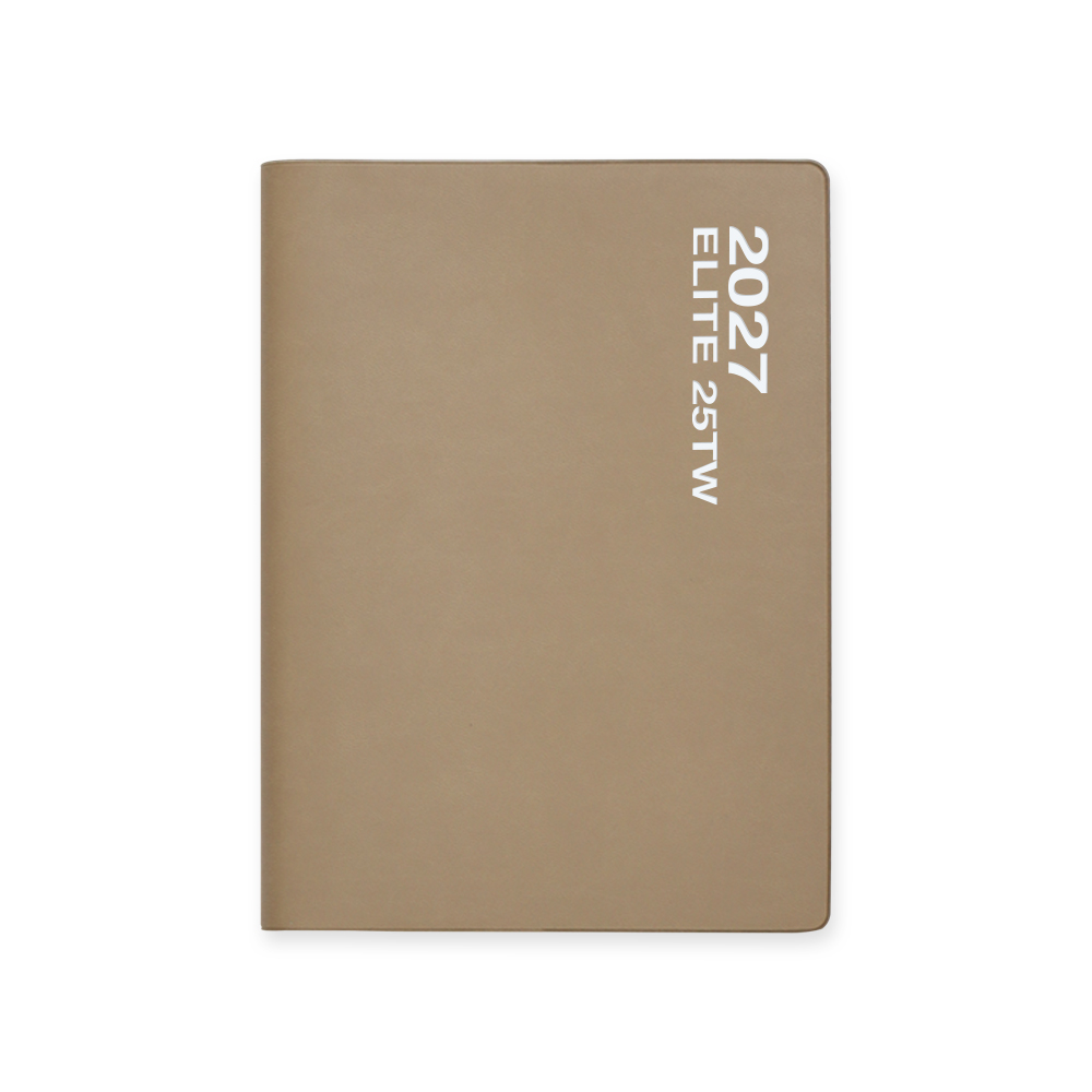 [2027다이어리] 20%할인 양지사 엘리트25Tw 모카 (1면2일) 150x213mm