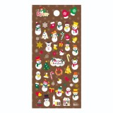 [쁘띠팬시] DA5714 안녕 눈사람 크리스마스 스티커