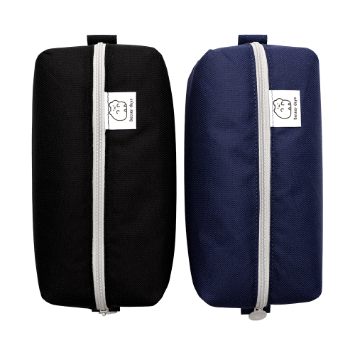 [모닝글로리] 9000 대형 양면 지퍼 봉제필통