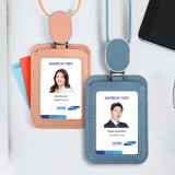 [고무나라] 명찰 가죽형 릴 사원증케이스 6칼라