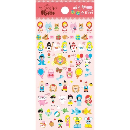 [쁘띠팬시] DA5665 메르헨 스티커 vol.1